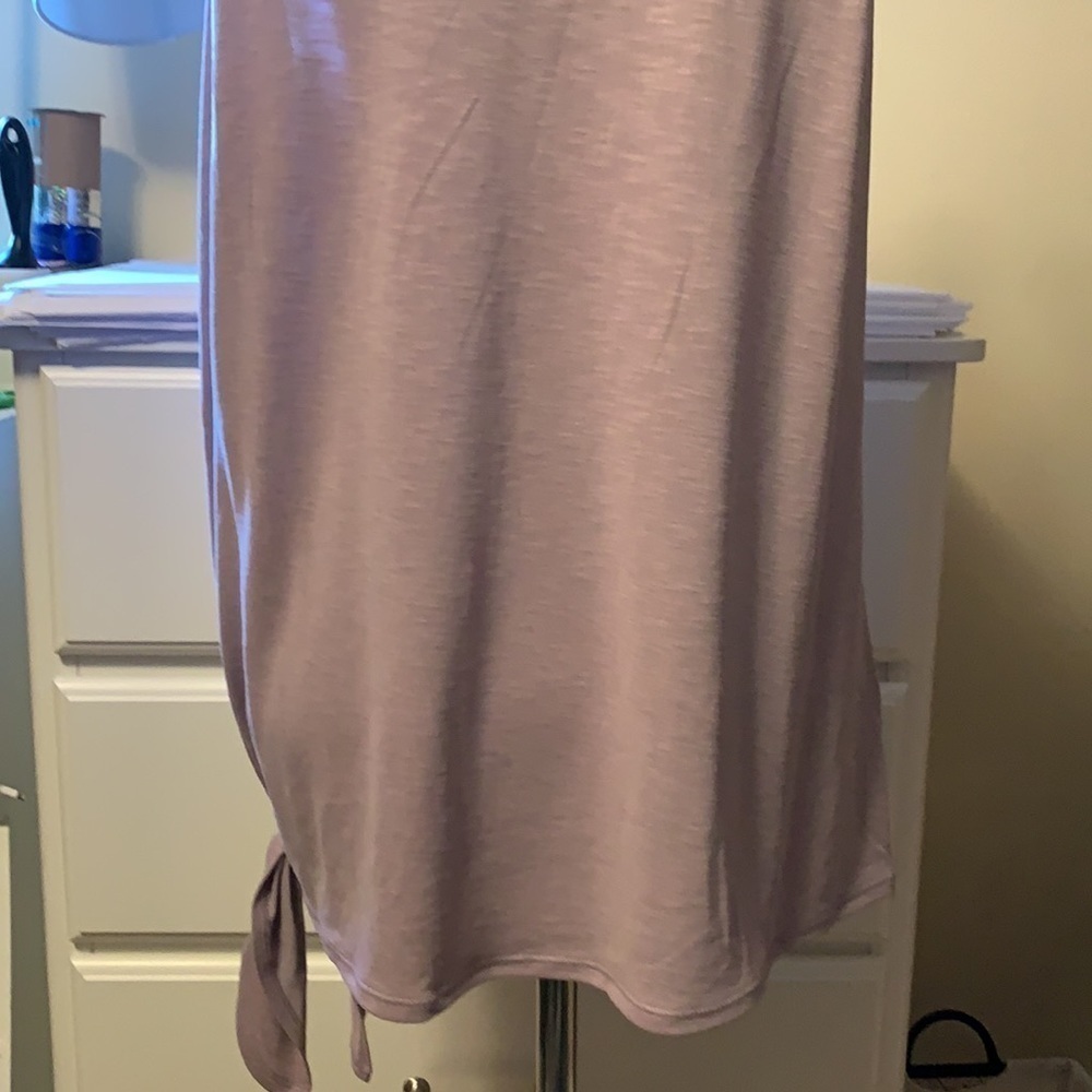 Calia side tie tank top, pinkish violet color - Picture 5 of 10